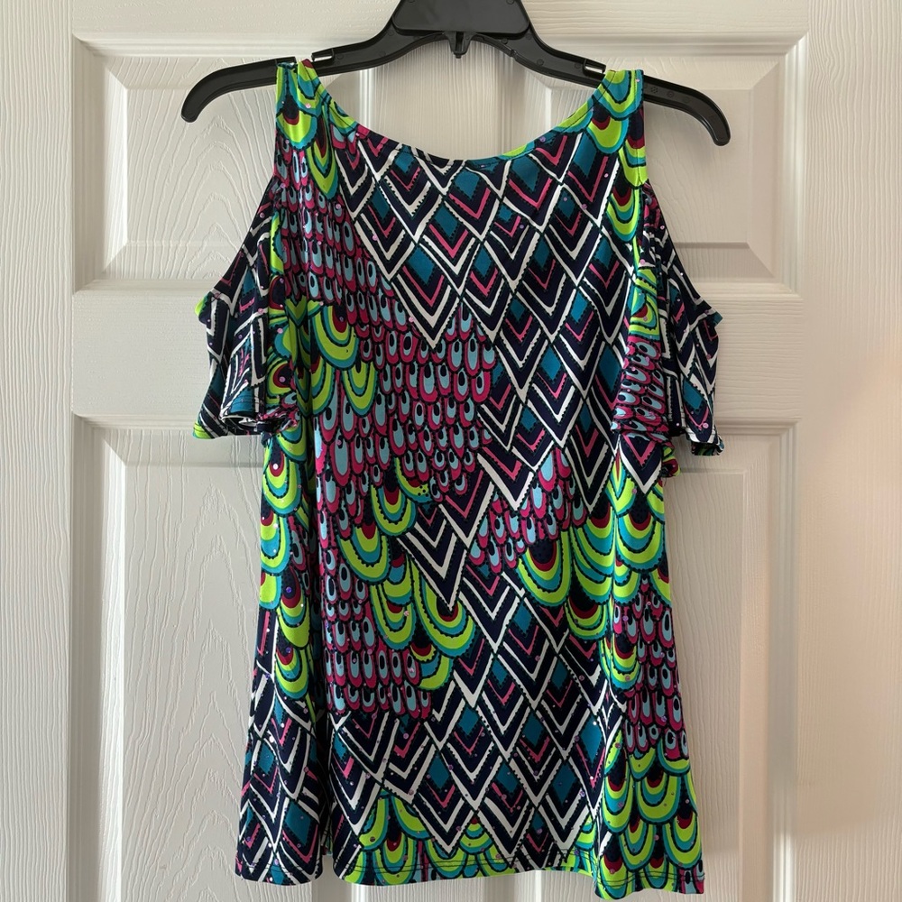 COLD SHOULDER BLOUSE - Picture 10 of 11
